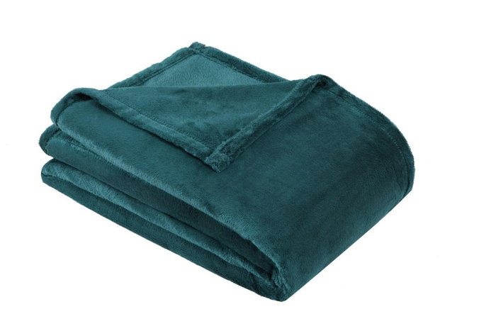 L'essentiel linge de maison Manta doble Petrol Blue L'essentiel linge de maison Manta doble Petrol Blue
